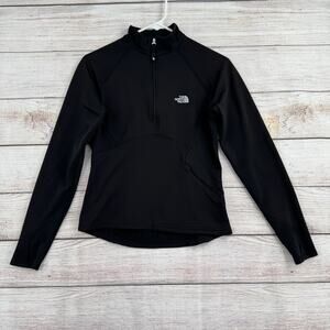 The North‎ Face Flight Series 1/2 Zip Fleece Pullover Jacket Womens Small Black